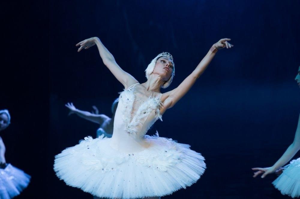 Ballet dancer on stage