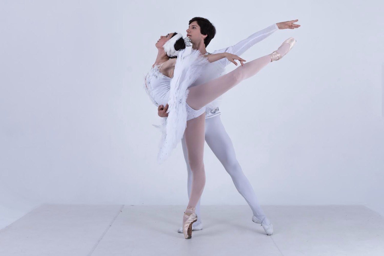 Ballet dancer on stage